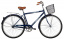 Велосипед FOXX 28" FUSION синий, сталь, размер 20" + передняя корзина 154841 t('фото') 0