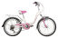 Велосипед NOVATRACK 20" BUTTERFLY сталь, белый-розовый, 6-скор, TY21/RS35/SG-6SI, V-brake, баг153801 t('фото') 0