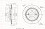 Тормозной диск зад. B2203013 \584113V500\UBS    KIA Optima /HYUNDAI Soul (NIBK.RN1601) (TRW. DF7953) t('фото') 0
