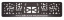 Рамка с защелкой серебро "Российская Федерация" (пластмасса) (Арт 012) рельеф.