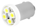 Автолампа диод T8.5 (T4W) 12V 4SMD диод , с цок. 1конт. SKYWAY конус белая КТ 10ШТ 8504 S08201225