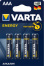 Эл-т питания VARTA ENERGY AAA 4*BL  мизинчиковые