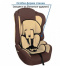 Детское автомобильное кресло ZLATEK   ZL513 lux, коричневый Atlantic  (группа 1-2-3) KRES3019