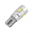 Светодиод Т10 12V 6SMD 5630SMD canbus , roud WHITE Star Light  ( 12/5-6SMD canbus W) (10шт) 12-633