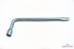 Балонный ключ 17мм с длинной ручкой кованый 375мм 77771 СЕРВИС КЛЮЧ