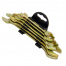 ЕРМАК Набор ключей рожковых, 06 предметов (желтый цинк) 8х10 - 17х19 мм (736-070)