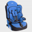 Кресло детское ПРАЙМ  Изофикс синий (группа 1-2-3 от 9 месяцев до 12 лет) KRES0149