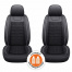 Накидки на сиденье AZARD каркасные универс SENATOR DENIM , экокожа, комплект черный SC010011