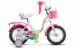 STELS Велосипед Jolly 12" (8" Белый/Розовый) арт. V010