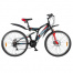 Велосипед FOXX 26" FREELANDER черный, сталь, размер 18" 154801