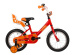 Велосипед NOVATRACK 14" MAPLE красный, полная защита цепи, тормоз нож, сидение для куклы 153680
