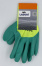 Перчатки, облив вспененным латексом зеленым ПВХ  (4513 Р) 