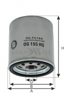 Фильтр масляный OG 155 HQ \5015485\GOODWILL    FORD Focus 2,0 (11-) Ecosport 1,0  (MANN. W7015)