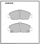 Дисковые передние тормозные колодки Allied Nippon ADB3446