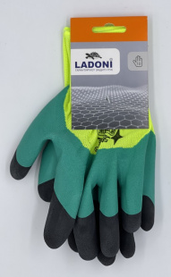 Перчатки покрытые голубым ПВХ  (4514)  фото 129556