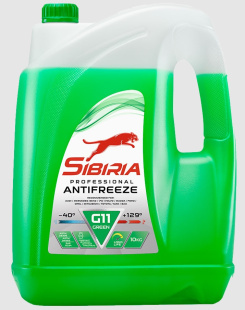Sibiria Антифриз G11 green -40 10кг фото 131909