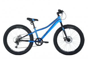 Велосипед NOVATRACK 24" DOZER  STD синий,  сталь. рама 12", 6 скор., Shimano TY21/Microshift TS38 14 фото 118795