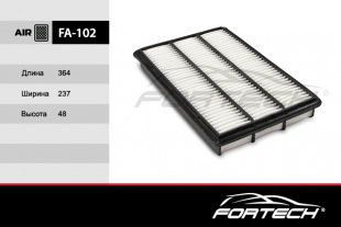 FA-102   FORTECH Ф\ возд\MR404847    MITSUBISHI Pajero 99~, Pajero 07~ (VIC. A-3017) (MANN. C3766) фото 90652
