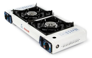 Плита наст. газовая "СЛЕДОПЫТ - MaximuM", двойная (с переходником)/3/ PF-GST-DM01  фото 128627