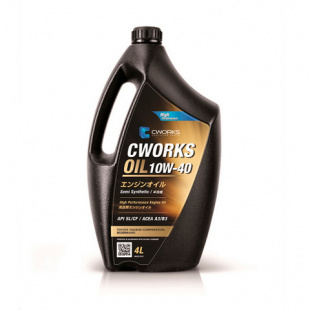 CWORKS OIL  10W40  SL/CF, A3/B3  4 л (масло моторное полусинтетическое)  фото 121531