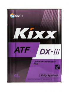 KIXX ATF DX III   4 л (масло для АКПП синтетическое) фото 86132