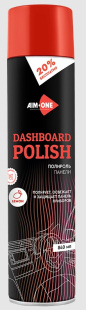 Полироль панели AIM-ONE 840мл (аэрозоль).Dashboard polish-Lemon 840ml DP-L800 фото 133365