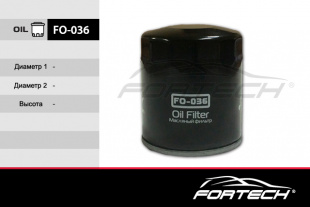 FO-036    FORTECH Ф\ масл\1339125     FORD C-Max (05-10), Focus II (05~),Mondeo IV (06~) ( W712/82) фото 108647