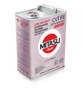 MITASU CVT FLUID FE  4 л (масло для АКПП синтетическое) фото 94606