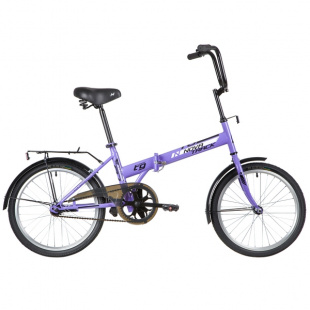 Велосипед NOVATRACK 20" складной, TG30, фиолетовый, тормоз нож,двойной обод,сид.и руль комфор 140676 фото 84672