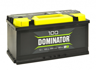 Аккумулятор Dominator 100 а/ч L  870А 353х175х190 фото 86805