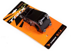 Вынос руля TRIX, алюминиевый кованый, BMX, для б/резьбовой вилки 1-1/8", под руль 22,2мм, четырехбол фото 128807