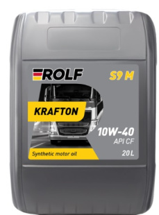 Rolf Krafton S9 M 10W40 E4/E7 CF 20л (пластик) синт (ш.639) фото 136091