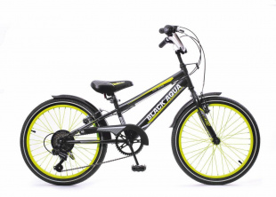 Велосипед Black Aqua Sport 20", 6ск (графитово-зеленый) KG2023S фото 120856