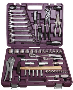 Набор инструмента универсальный 1/4", 1/2"DR, 72 предмета TS072 фото 127346