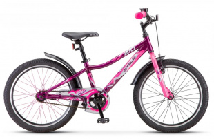 STELS Велосипед Pilot-210 20" (11" фиолетовый/розовый), арт. Z010 фото 121517