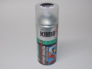 KUDO KU-6002 Эмаль для пластика черная 520 мл (аэрозоль) фото 85220