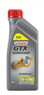 Castrol GTX Ultraclean 10w40  SN, A3/B3/B4   1 л (масло полусинтетическое) фото 116446