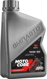 ВМП Моторное масло MOTO CORE КОМФОРТ 4Т 10w40 SL МА2 1л мин 9339 фото 136391