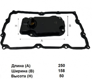 Фильтр АКПП ATG 025 \3533060060\GOODWILL   TOYOTA Land Cruiser 4.5 TD, 4.6 V8  (JS ASAKASHI. JT525K) фото 121943