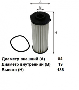 Фильтр АКПП ATG 031 \0BH325183B\GOODWILL   VOLKSWAGEN Tiguan 2.0 TDI , AUDI  (JS ASAKASHI. JT508) фото 121936