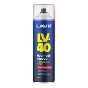 LAVR Смазка многоцелевая LV-40 SERVICE MULTI-PURPOSE SPRAY  650 мл  LN3504 фото 130798