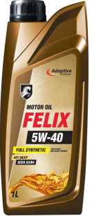 FELIX масло моторное универсальное 5w-40 синт ACEA A3/B4 API SN/CF канистра 1 л АКЦИЯ  фото 130700