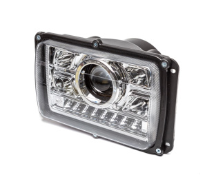Фара светодиодная, с ДХО, указателем поворота, 24 В, 36.3775-20 LED AE, АвтоЭлектрика фото 137327