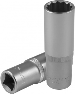 Головка торцевая глубокая 12-гранная 1/2"DR, 21 мм S04HD4721 фото 121132