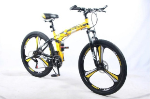 Велосипед 26" Rook  TS262D, желтый/черный TS262D-YB фото 125182