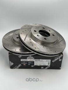 Тормозной диск перед. (вент.) (К-Т) DD6034 \51712F9000\SENFINECO    KIA RIO (256mm)  (NIBK. RN1956V) фото 136094