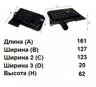 Фильтр АКПП ATG 008 \25420RXH003\GOODWILL   HONDA CR-V (12-)  Accord IX (13-)  (JS ASAKASHI. JT475) фото 121910