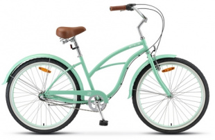 STELS Велосипед Navigator-130 Lady 3sp 26" (17" Зеленый) арт. V010 фото 98226