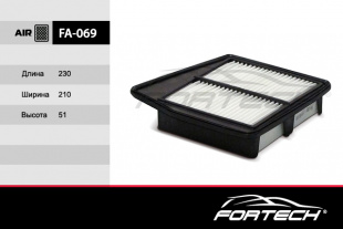 FA-069    FORTECH Ф\ возд\17220R60U00     HONDA Accord IX (CU1) 2.0 (08~) (SAKURA. A-16880) фото 91441