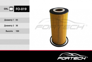 FO-019    FORTECH Ф\ масл\КАТР\6611803209    SSANGYONG Istana ,Musso,Rexton  (MANN. HU951x) фото 108464